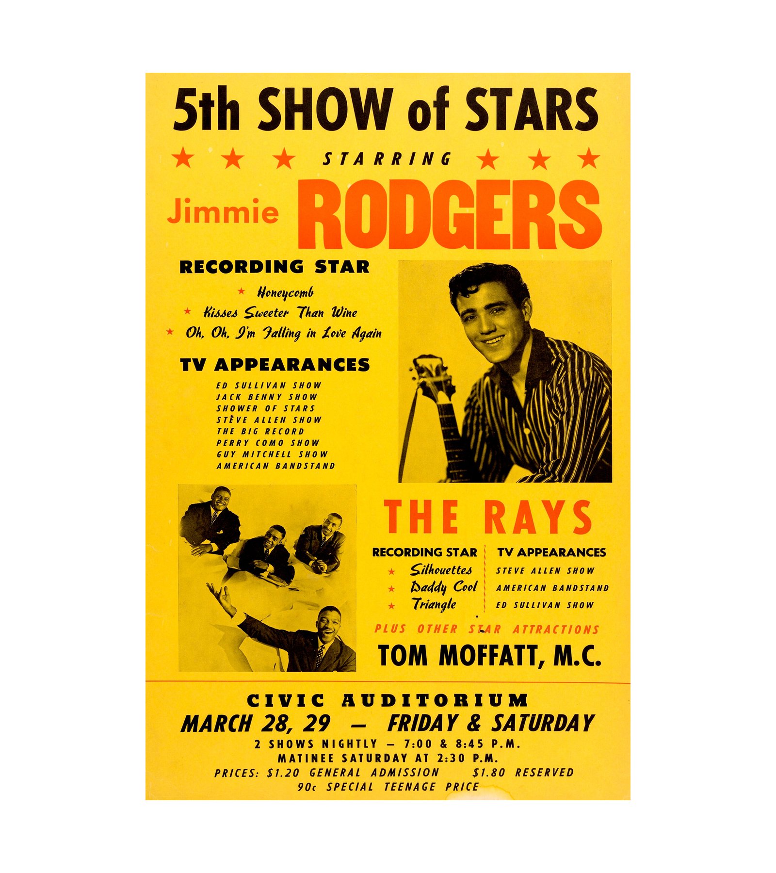 1958 Jimmie Rodgers Civic Auditorium 