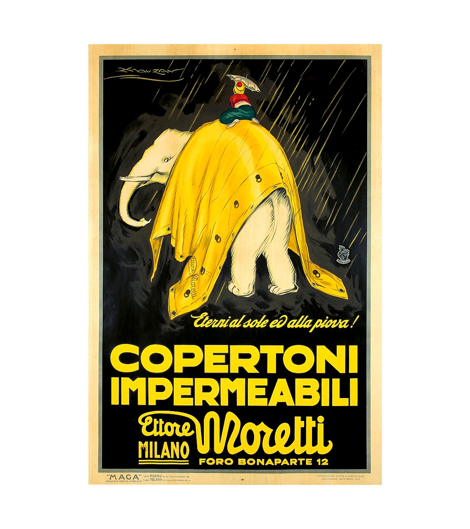 1921 Copertoni Impermeabili Moretti 