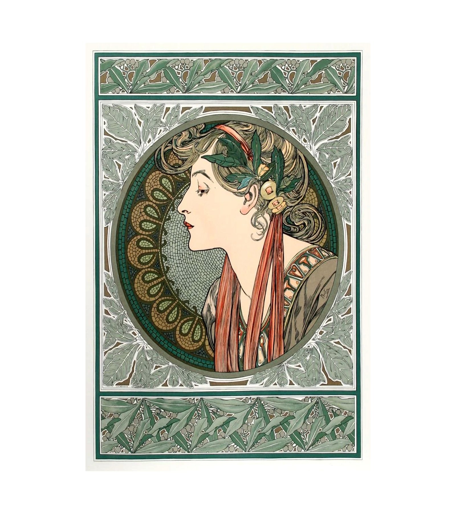 1901 Le Laurier Alphonse Mucha