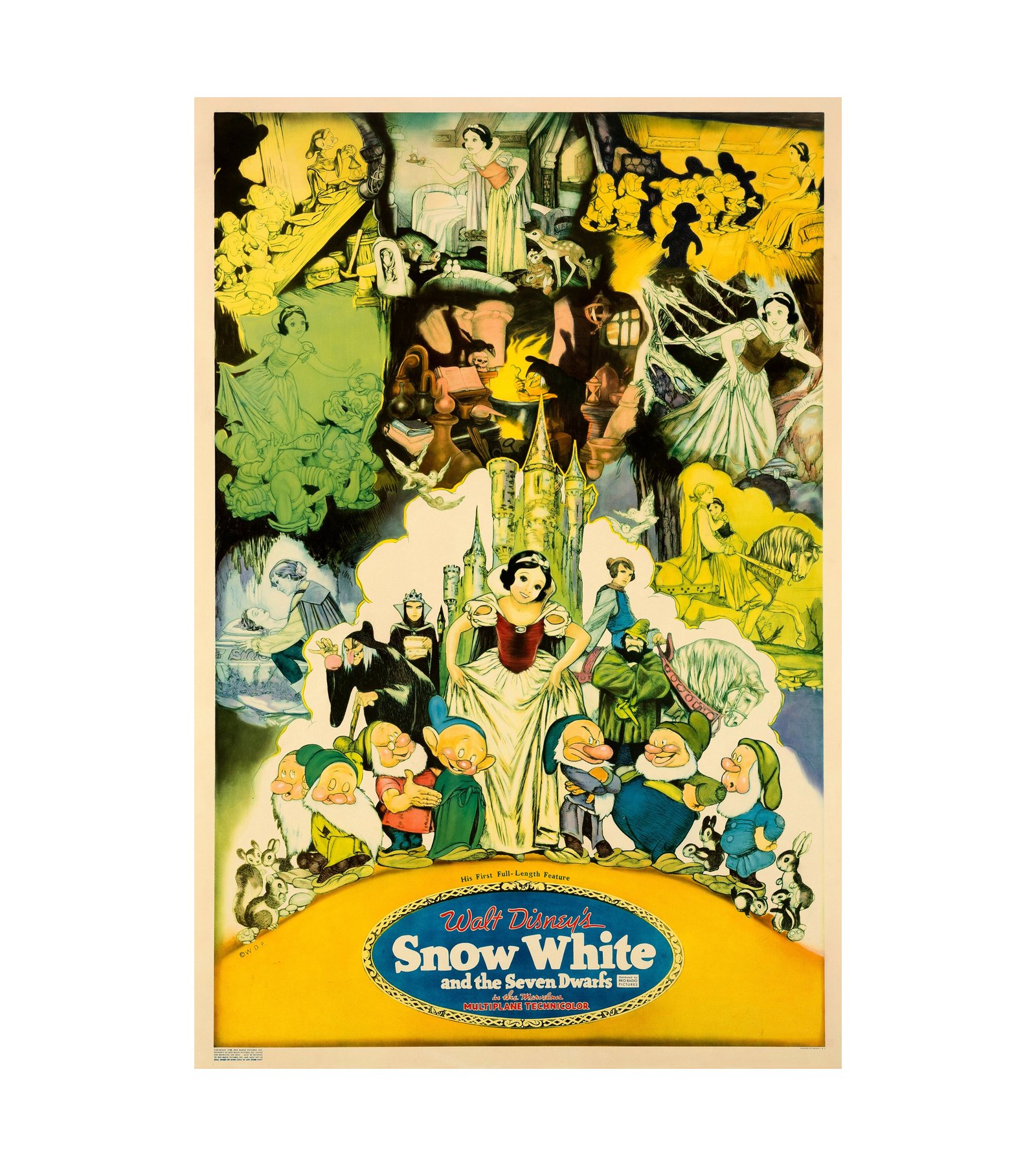 1937 Snow White and the Seven Dwarfs (RKO) 