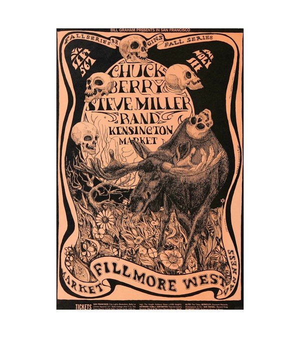 1967 Check Berry and Steve Miller at the Fillmore