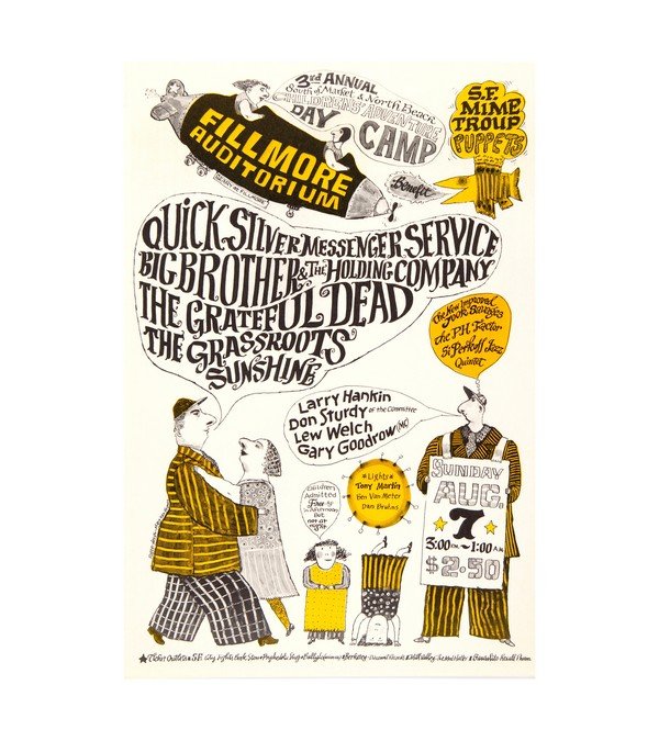  1966 Grateful Dead, Janis Joplin Children's Camp Fillmore