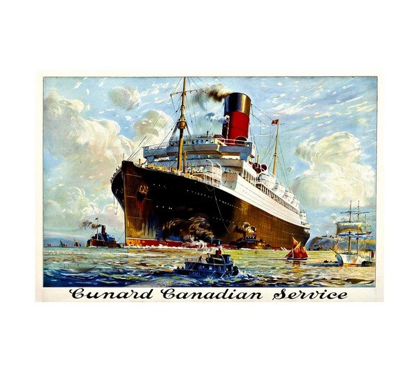 1910 Cunard Canadian Service 