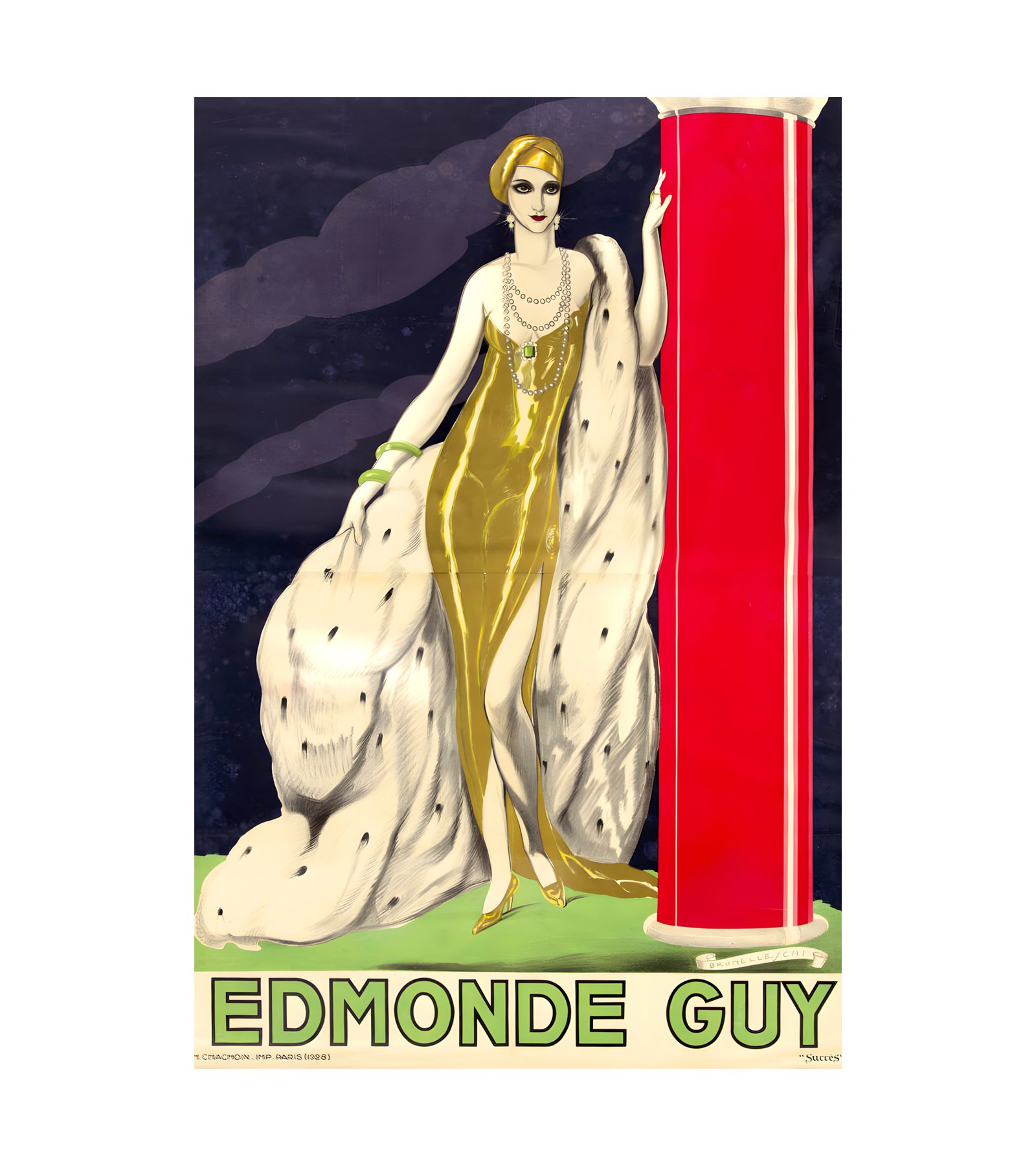 1921 Edmonde Guy - Chaix, Paris 