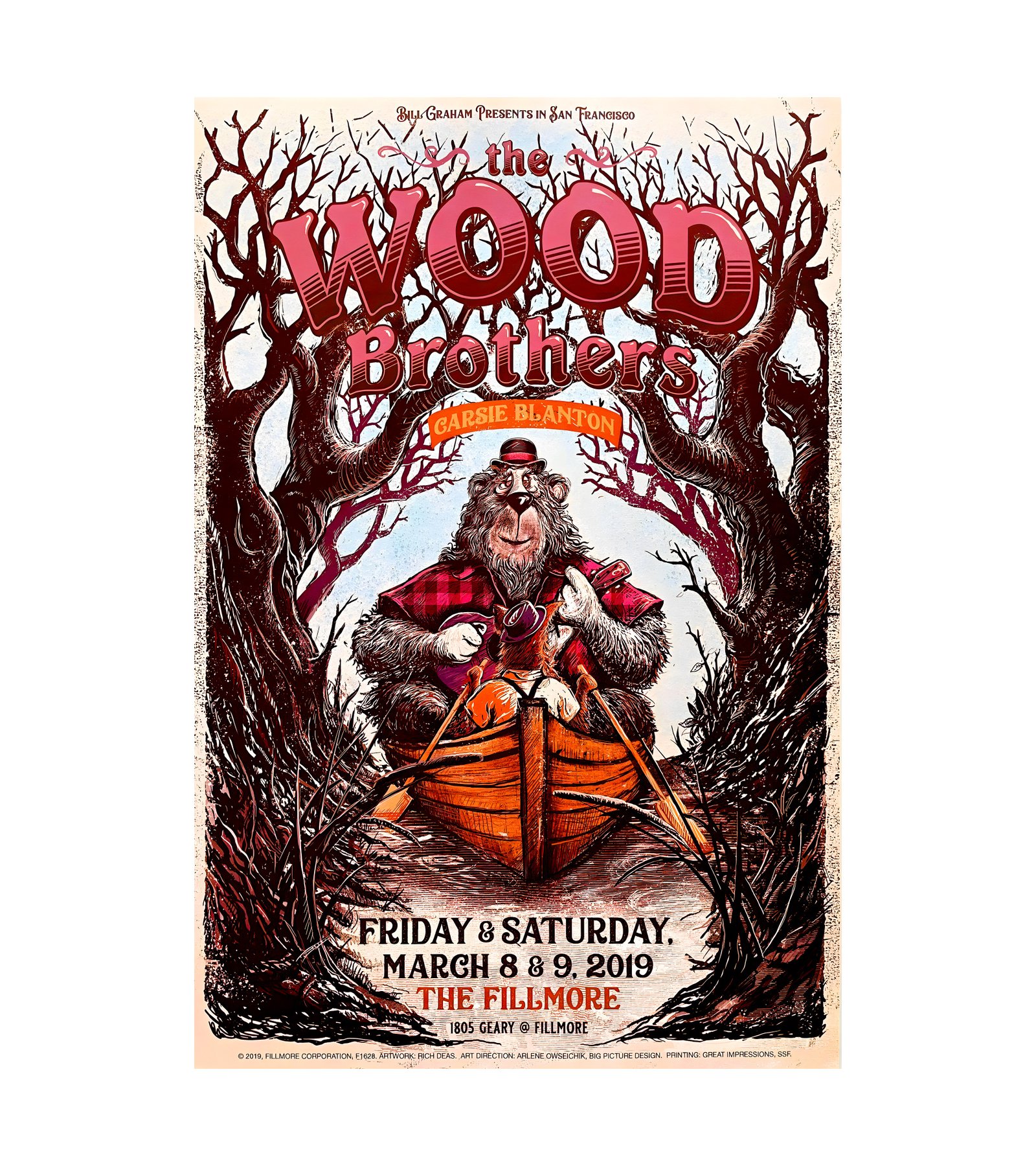 2019 F-1628 The Wood Brothers Fillmore 