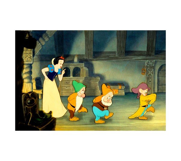 1937 Snow White and Three Dwarfs 