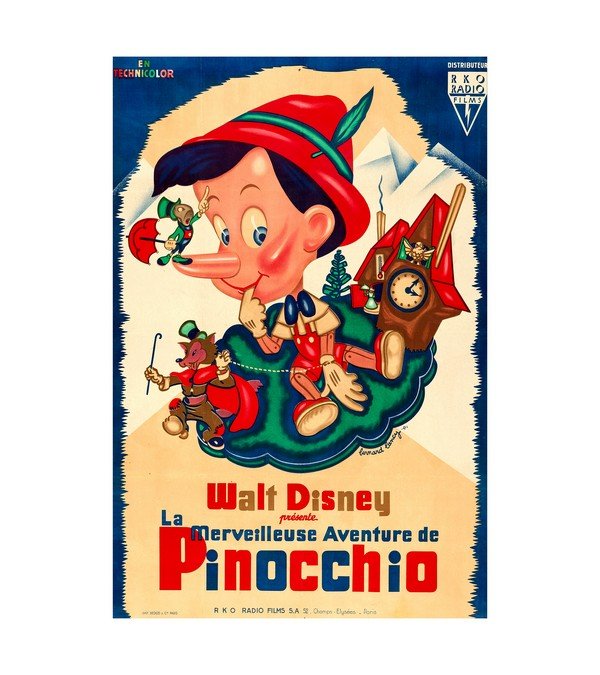 1946 Pinocchio (RKO) French 