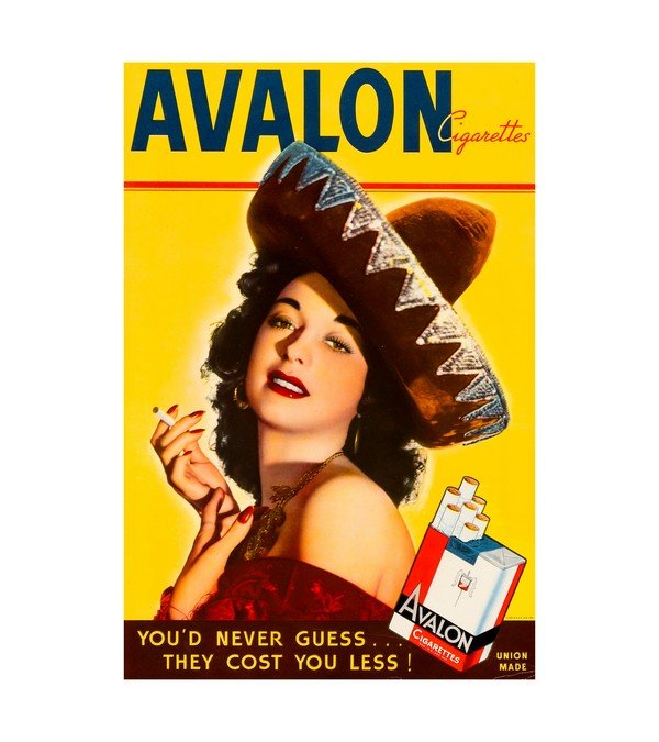 1940 Avalon Cigarettes (Brown and Williamson)