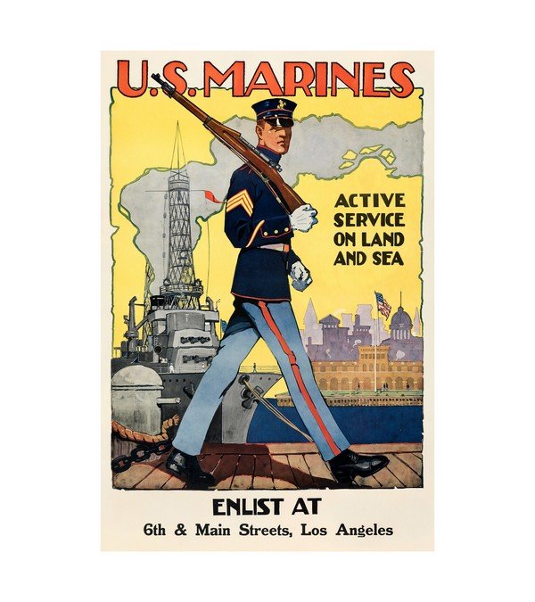 US Marines Enlist WWII 