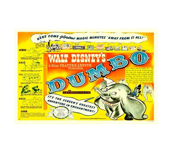 1941 Walt Disney's Dumbo (RKO) 