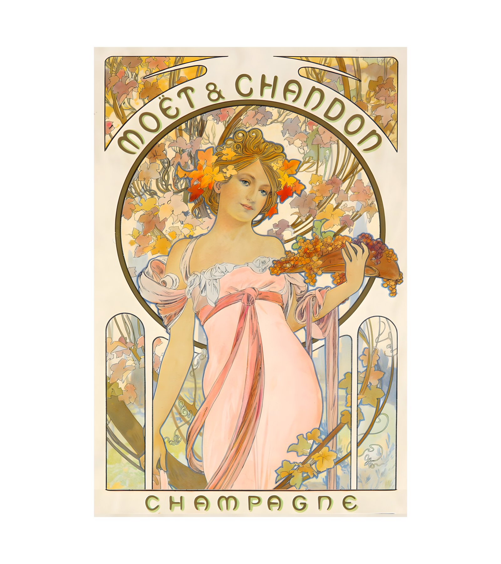 1899 ALPHONSE MUCHA (1860-1939) Moet & Chandon - Champagne White Star - Imp. F. Champenois, Paris 