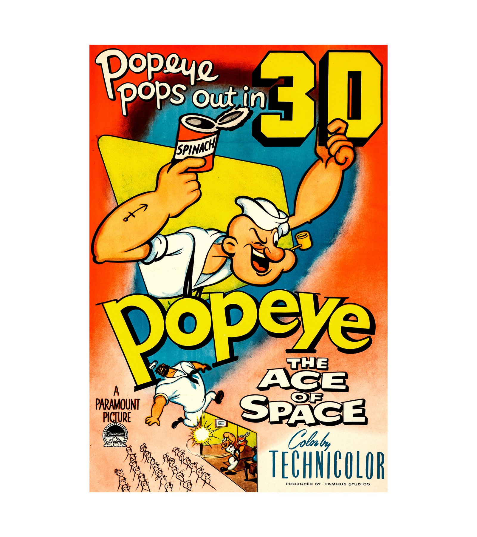 1953 Popeye in The Ace of Space (Paramount) 