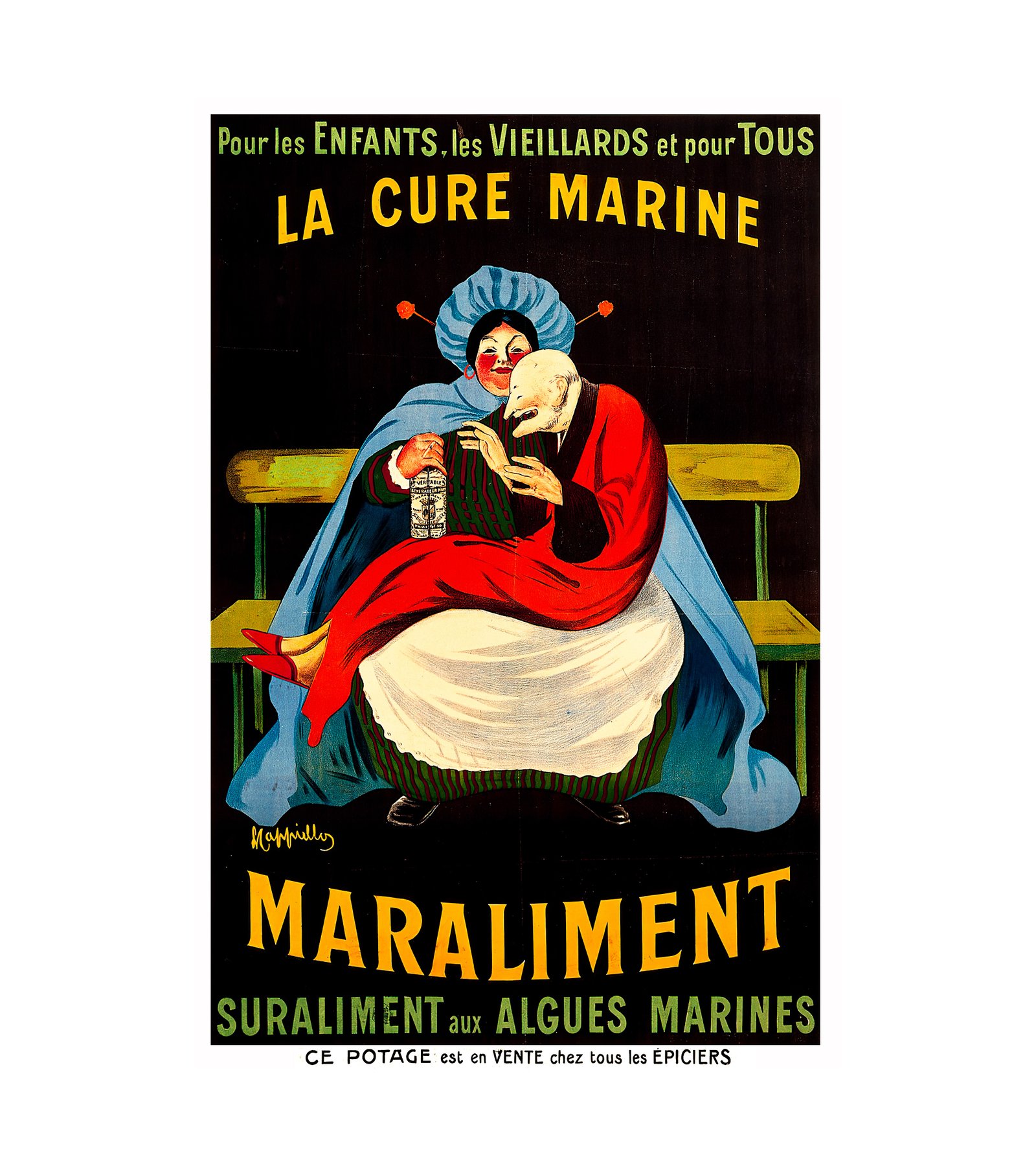 1920  Maraliment Leonetto Cappiello (Italian, 1875-1942)