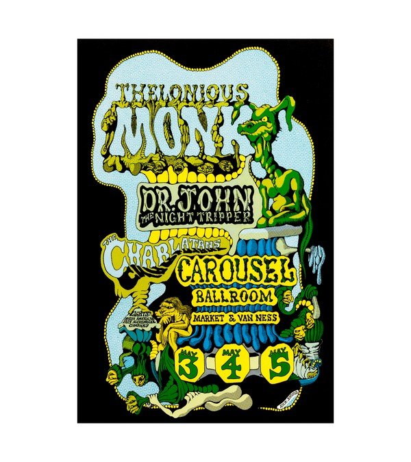  1966 AOR-2.167 Thelonious Monk and Dr. John at the Carousel, Jazz 