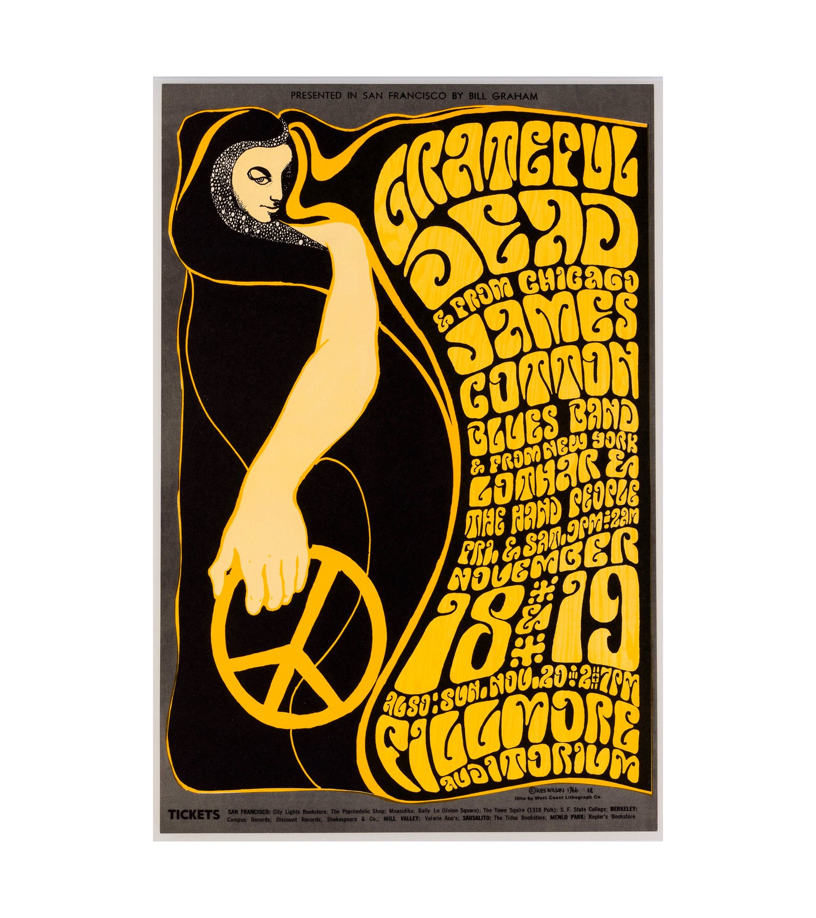 1966 BG-38 Grateful Dead Fillmore Auditorium