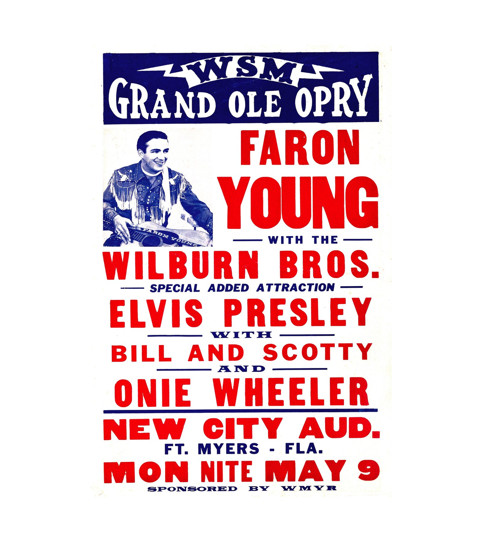 1955 Elvis Presley  Ft. Myers, FL Sun Records-Era 