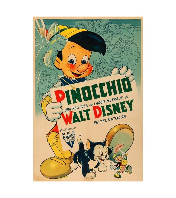 1940 Pinocchio (RKO) Argentinean 