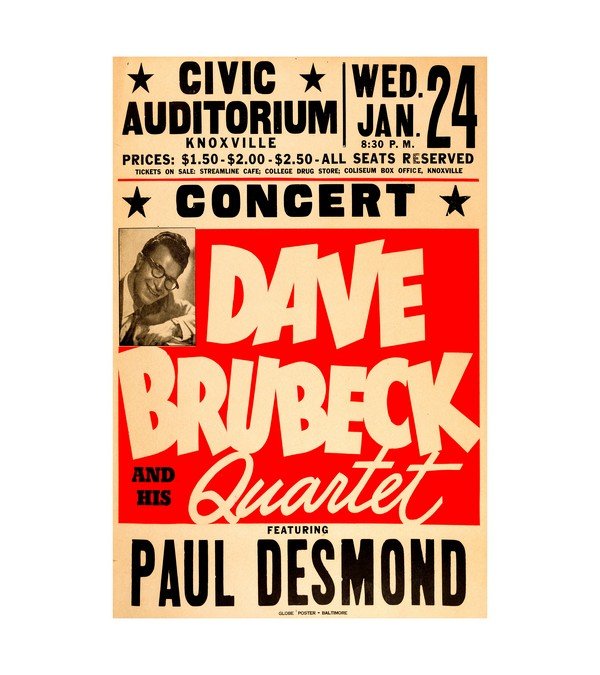 1962 Dave Brubeck Civic Auditorium 