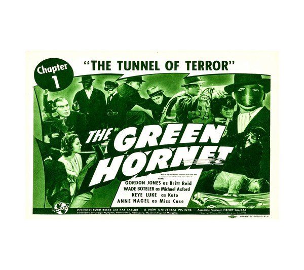 1940 The Green Hornet (Universal) Chapter 1 The Tunnel of Terror 