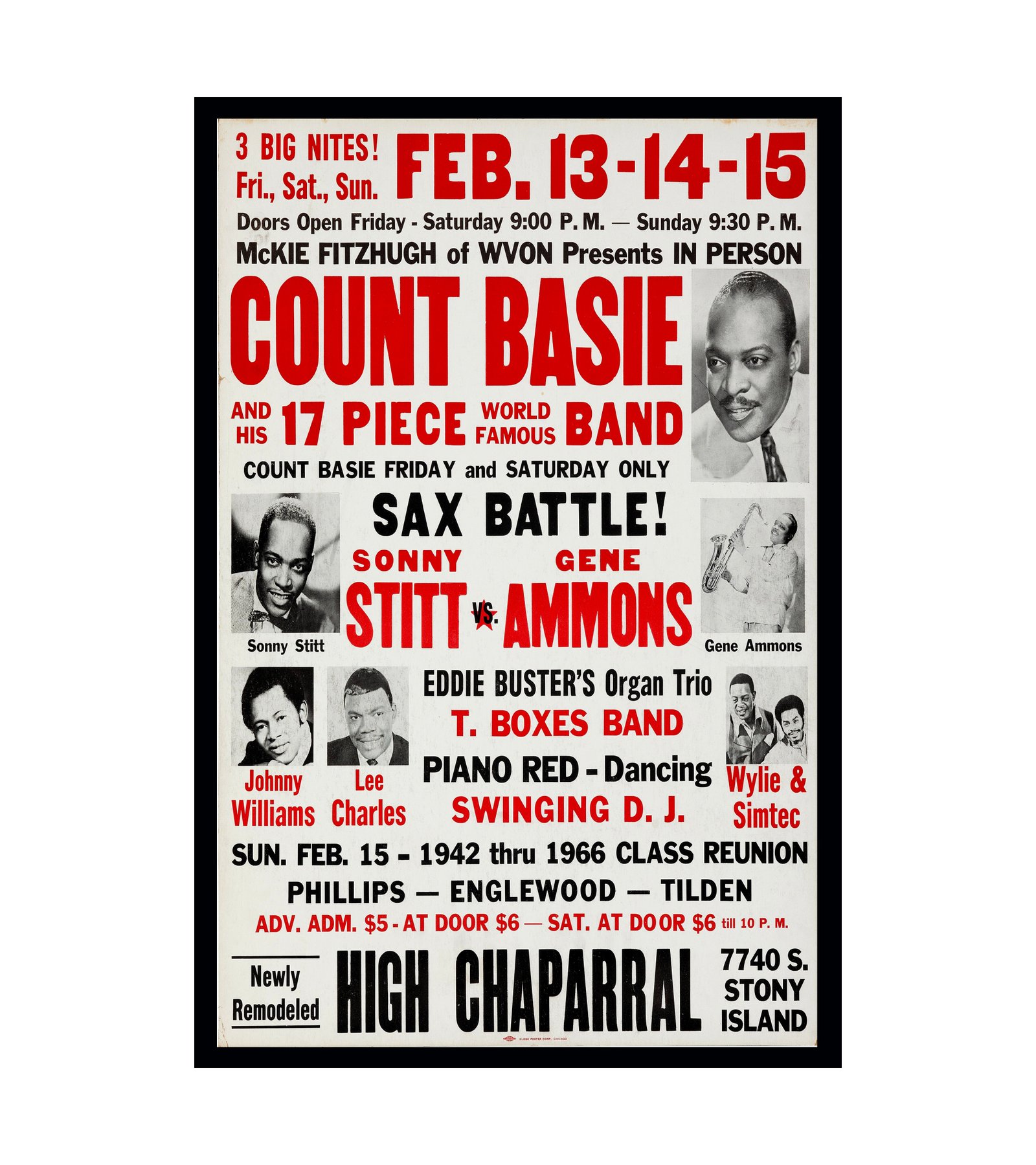 1970 Count Basie, Sonny Stitt vs. Gene Ammons Chicago 