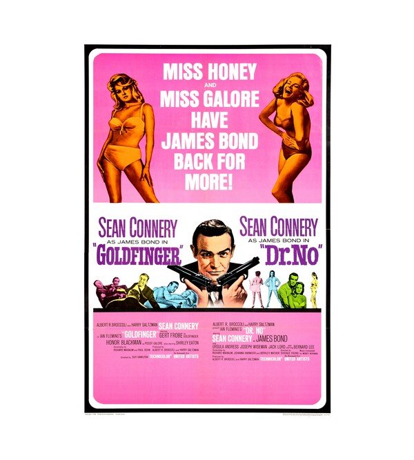1962 Dr. No - JAMES BOND - Miss Honey and Miss Galore 