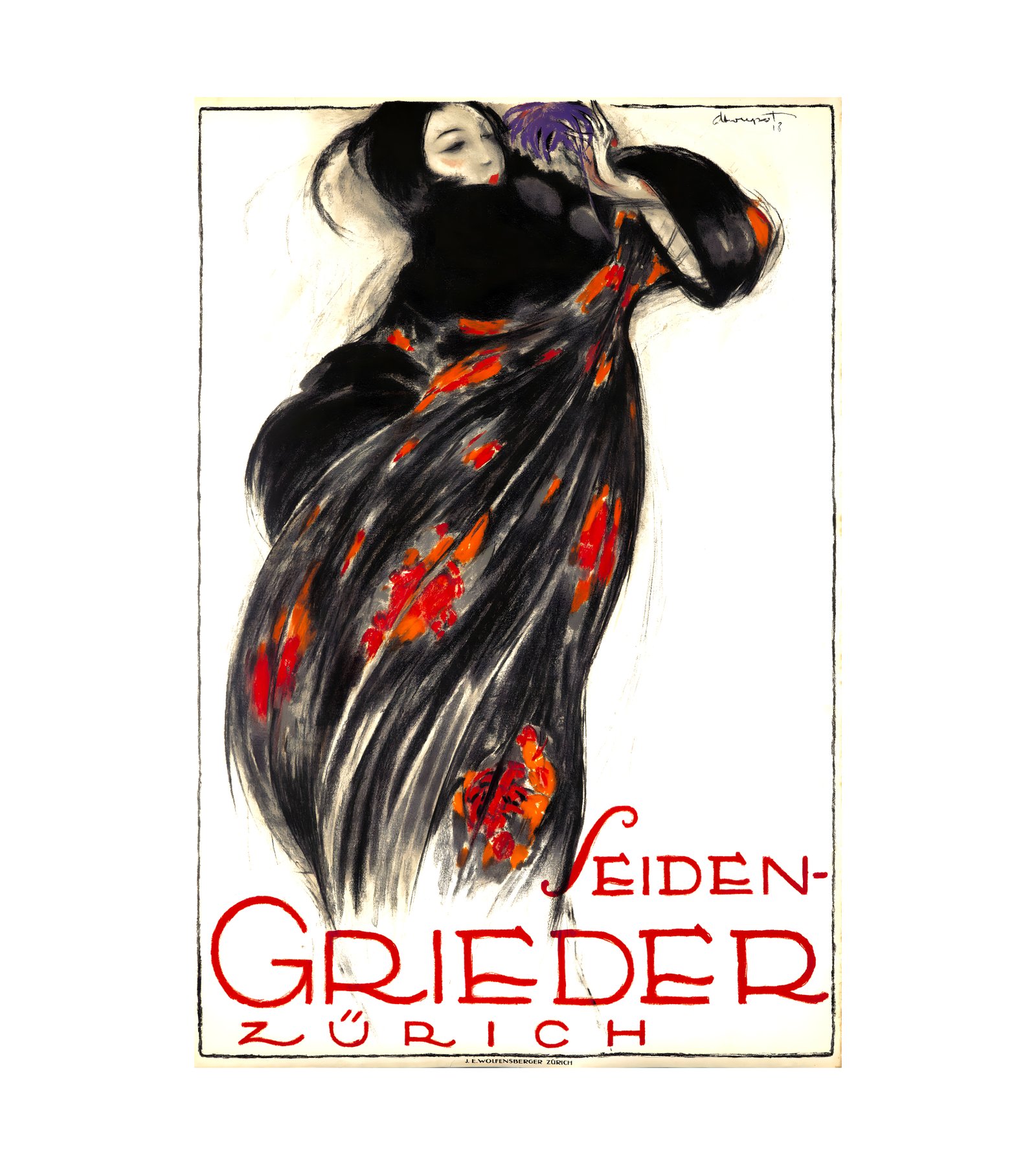 1918 Seiden- Grieder Wolfensberger, Zurich 