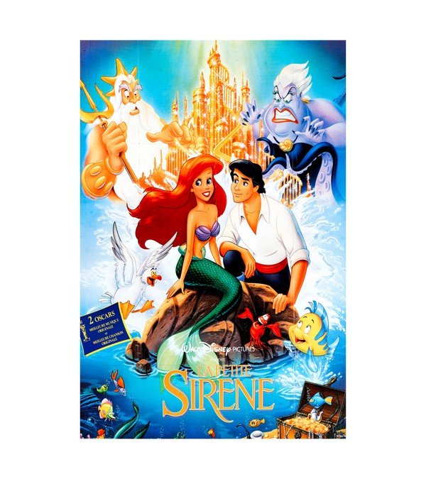 1989 The Little Mermaid (French) (Walt Disney) 