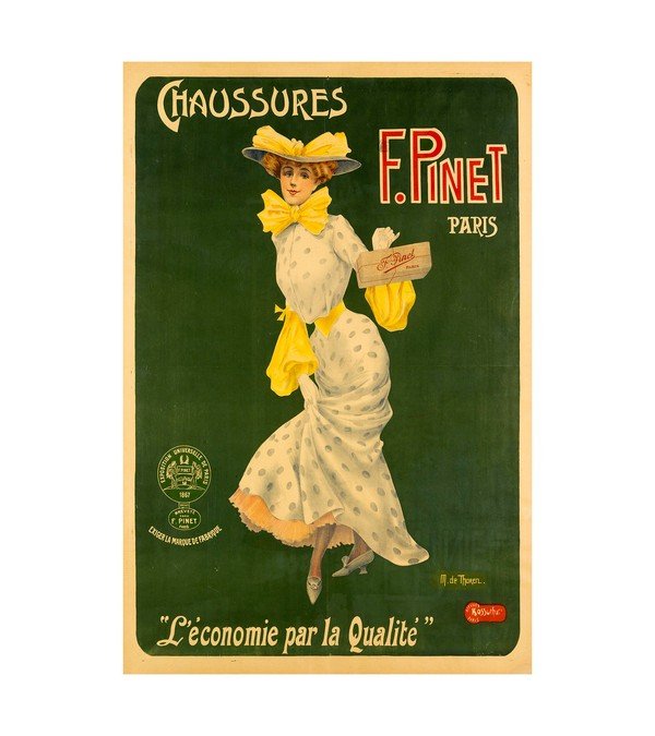 1855 F.Pinet, preet-a-chausser pour femme depuis