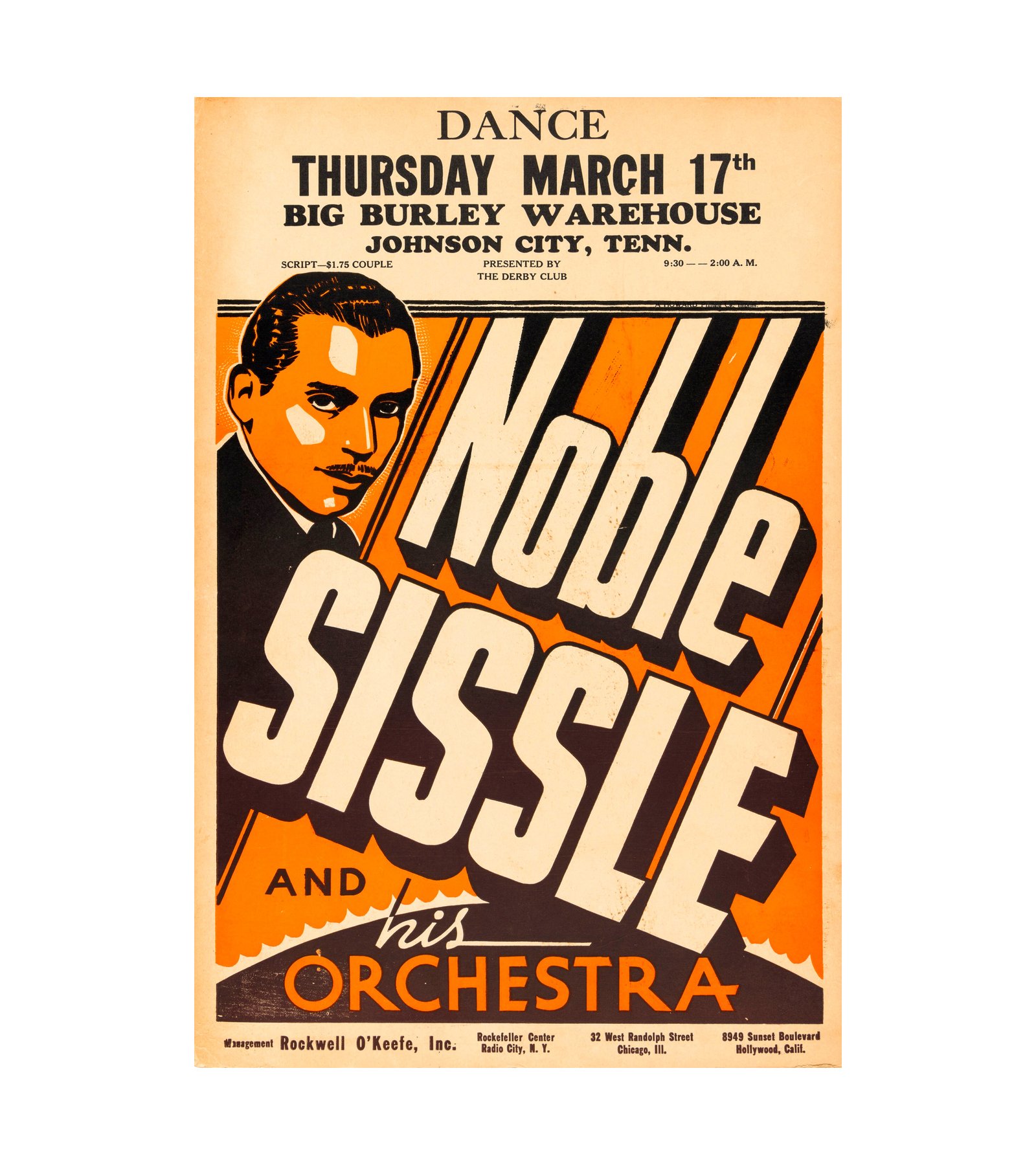 1938 Noble Sissle - Johnson City, TN 