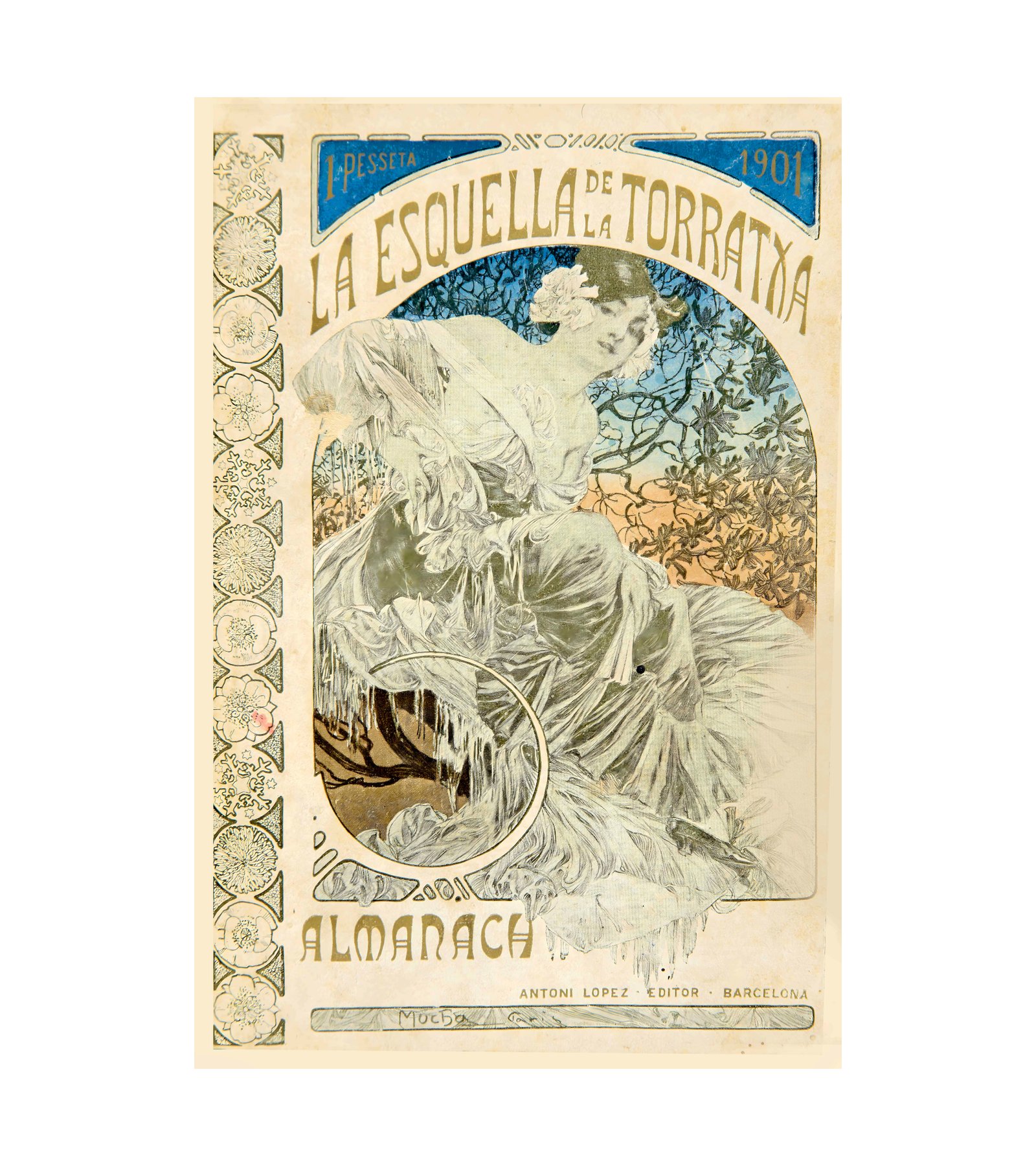 1905 ALPHONSE MUCHA - Almanach de la Esquella de la Torratxa - Barcelona 