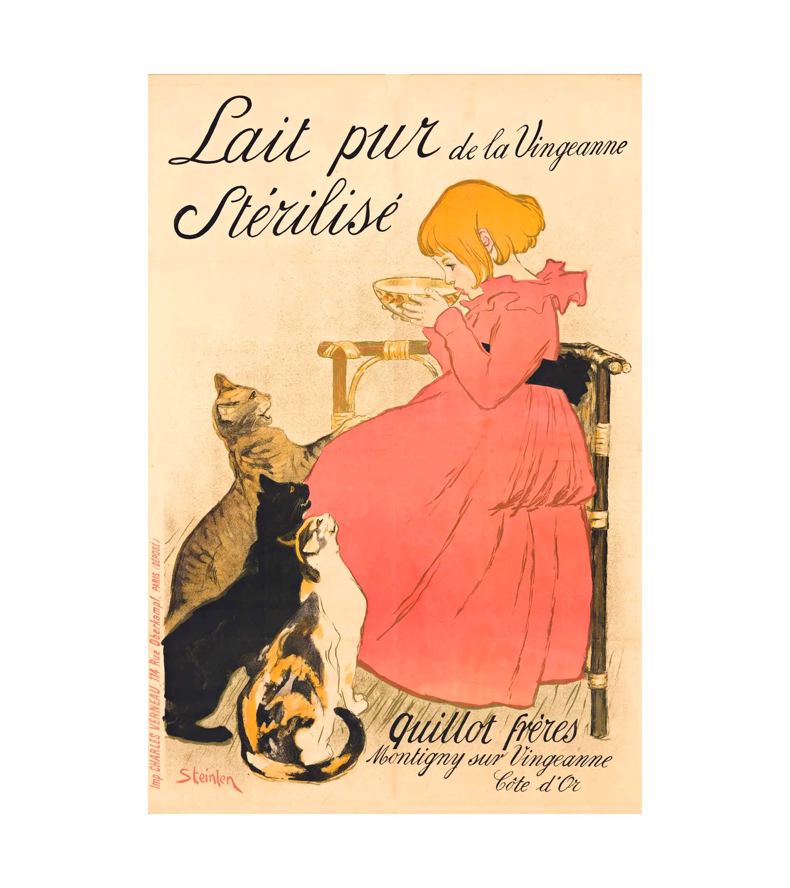1894 LAIT PUR STERILISE DE LA VINGEANNE 