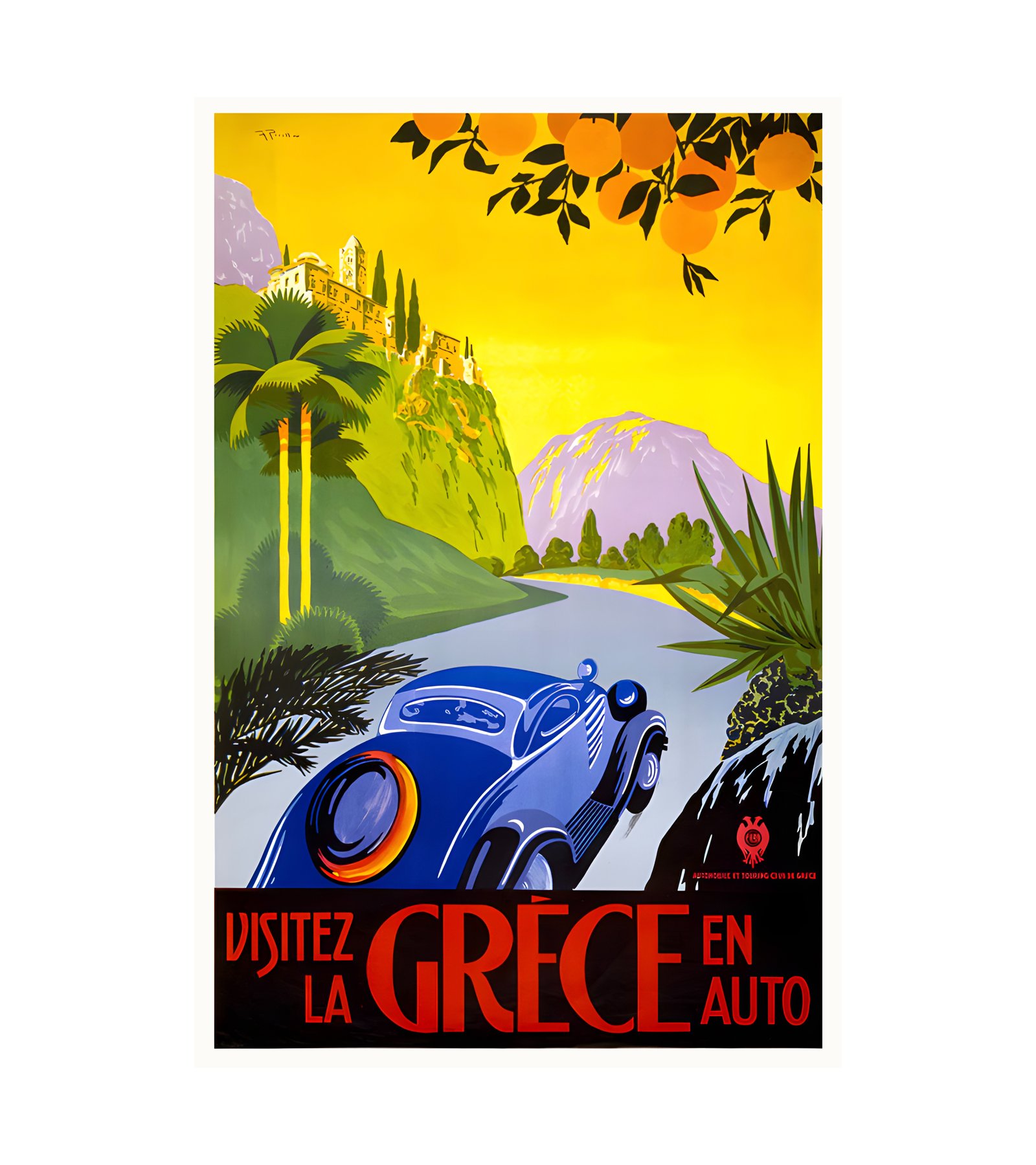 1933 Visitez la Grece en Auto 