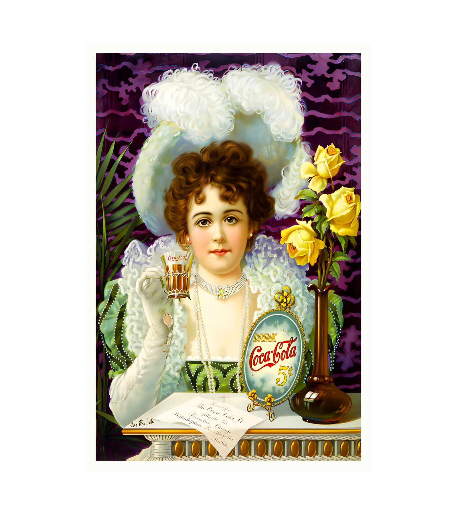 1890 Drink Coca-Cola 5 Cents