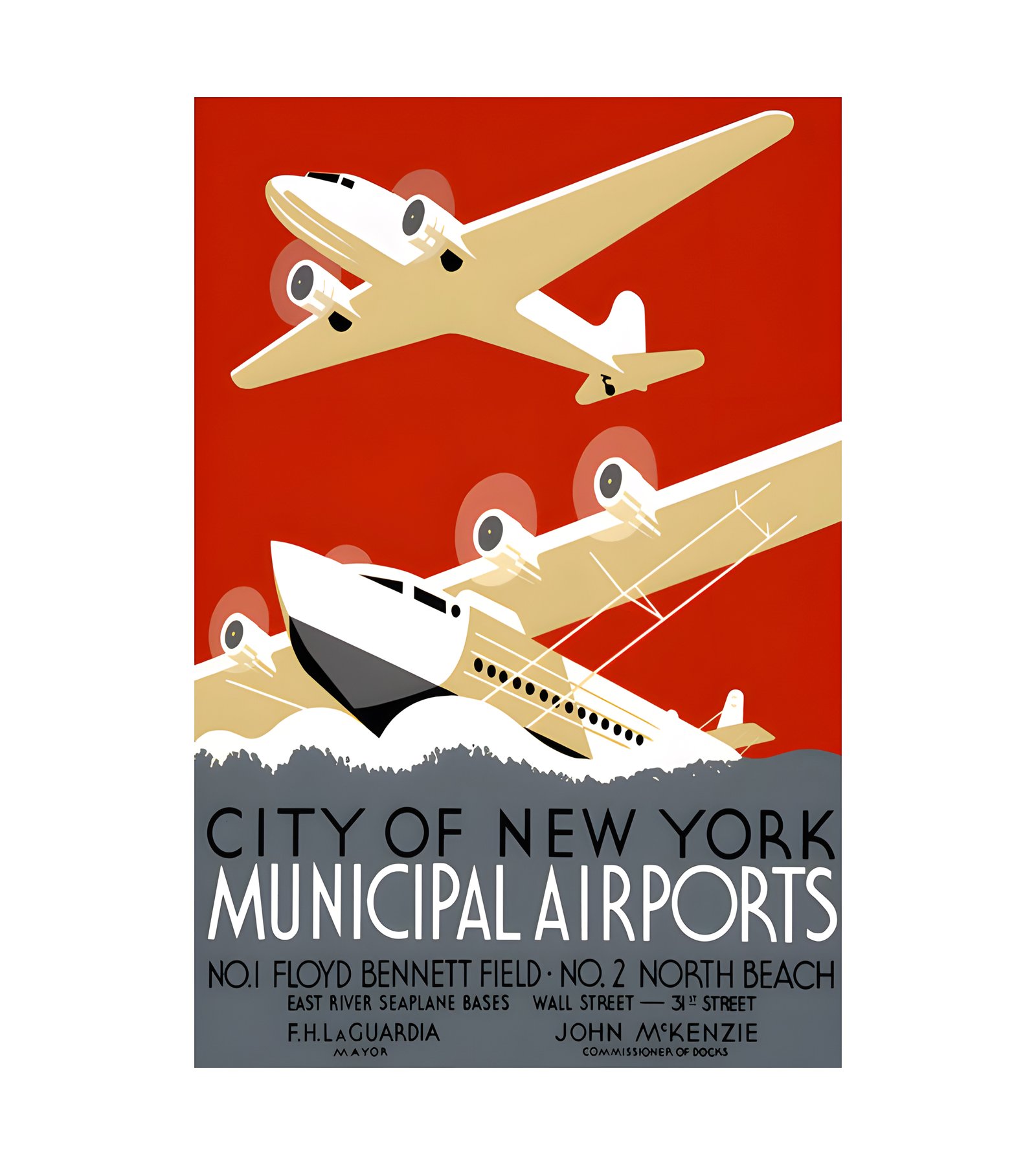1930s City of New York Municipal Airports 