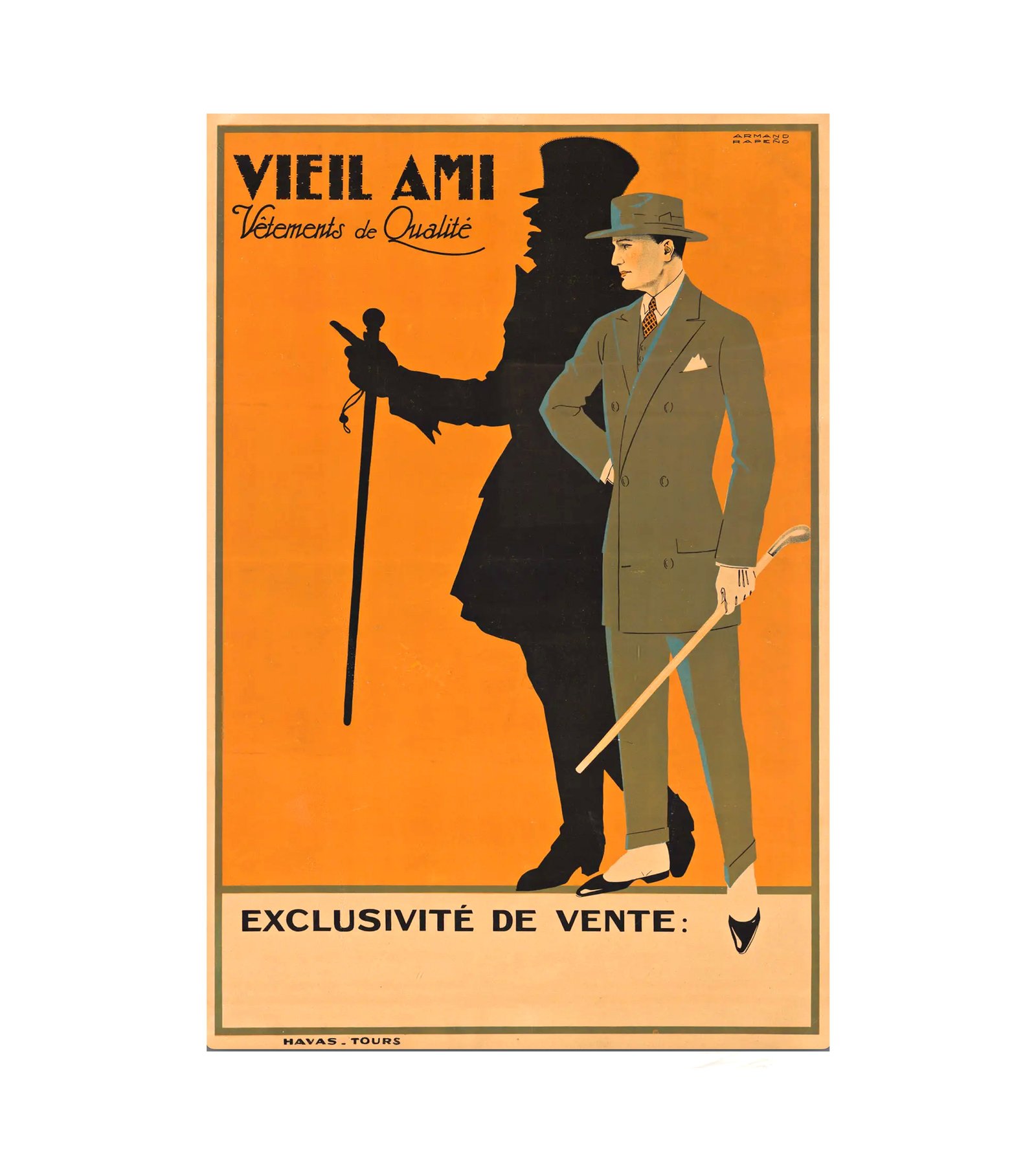 1916 Armand Rapeno VIEIL AMI - VEETEMENTS DE QUALITE