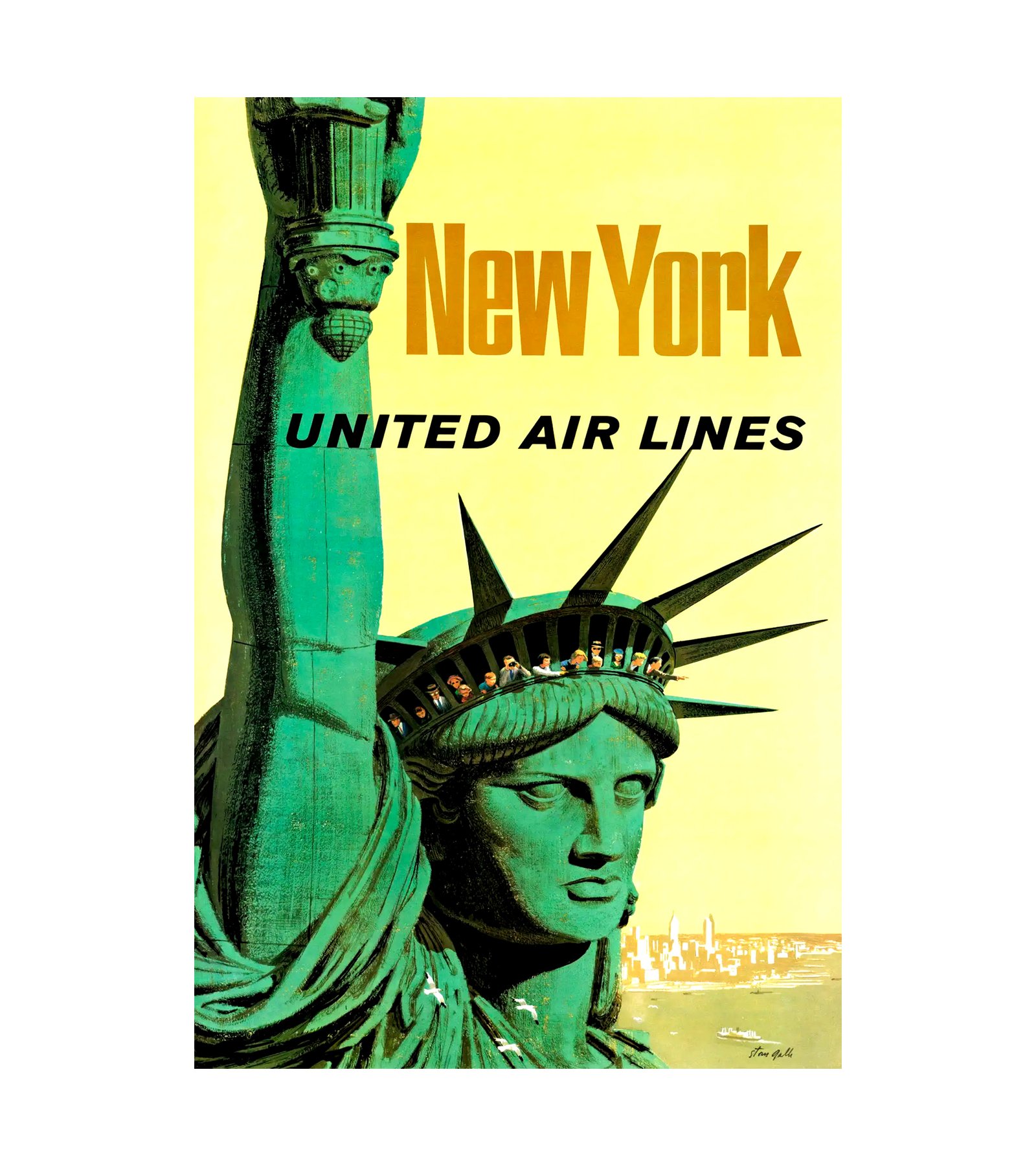 1960 NEW YORK UNITED AIR LINES 
