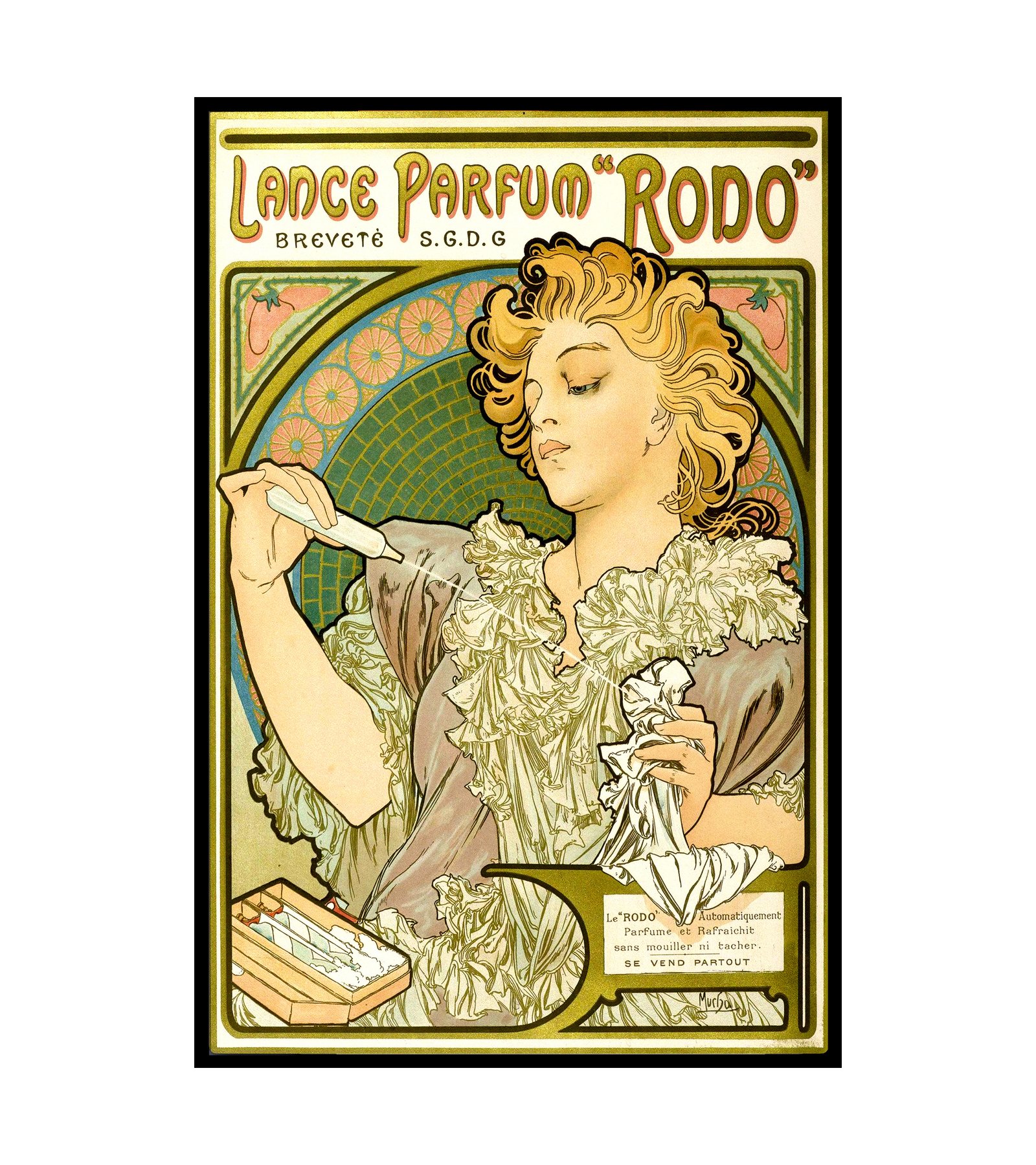 1896 Alfonse Mucha Lance Parfum Rodo