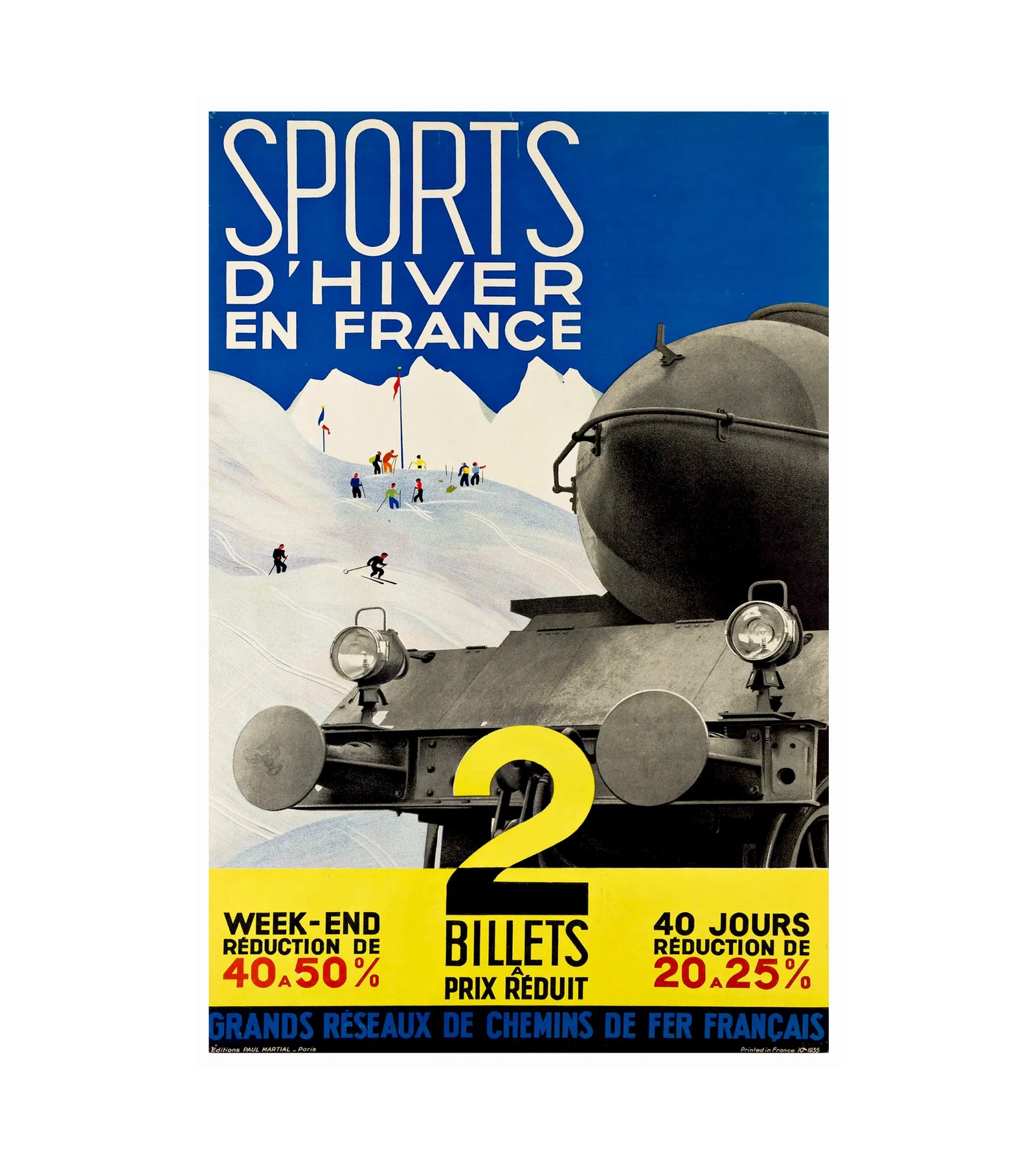 1935 SPORTS D’HIVER EN FRANCE 