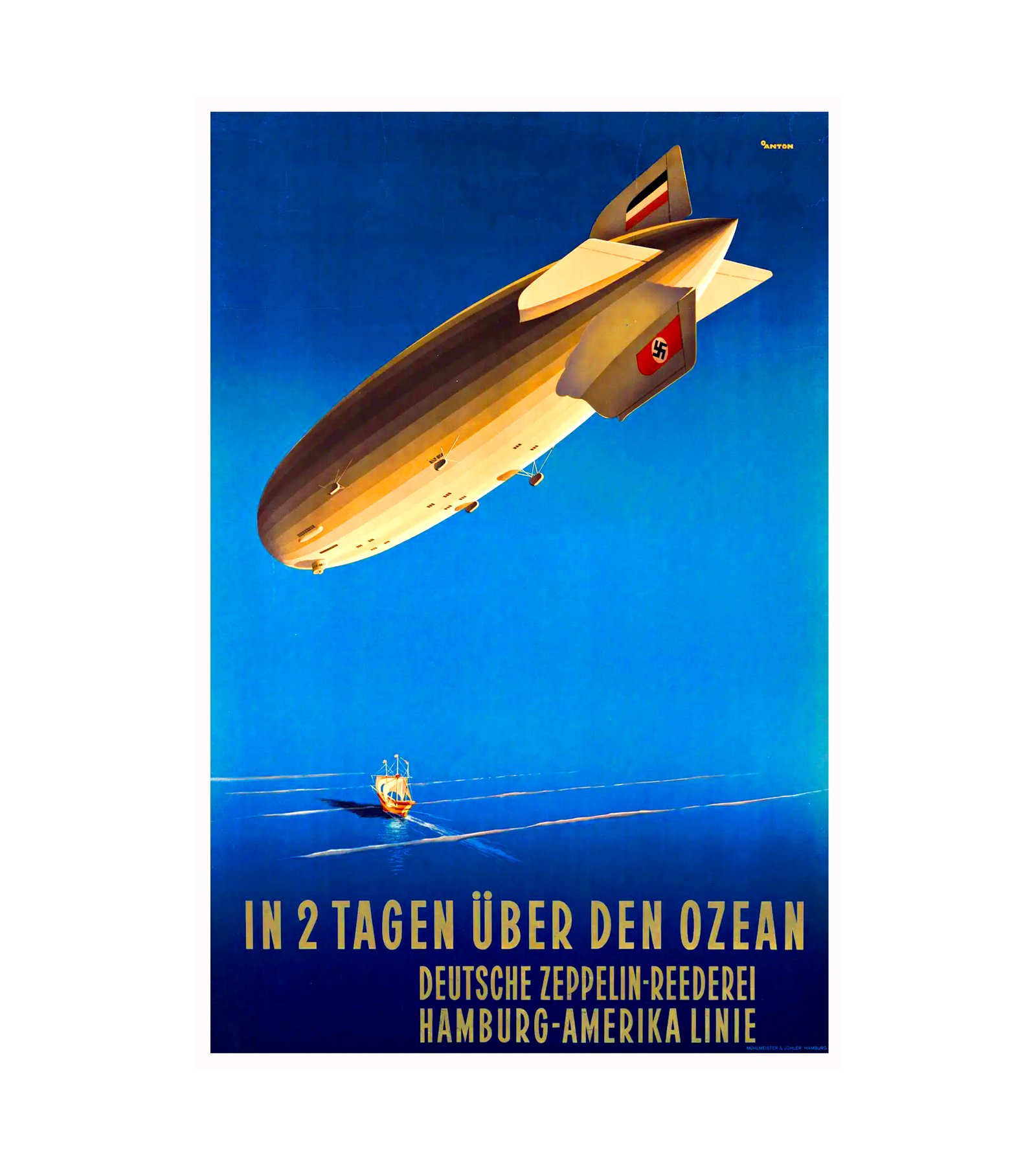 1932 Deutsche Zeppelin Hamburg - Amerika Linie 