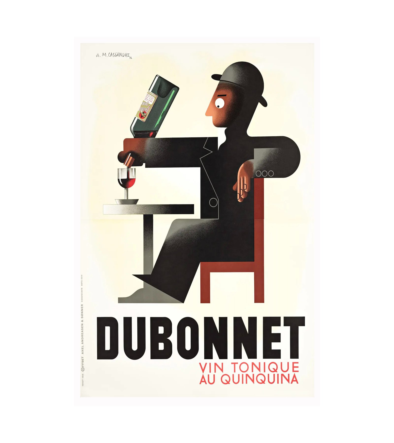 1956 Adolphe Mouron Cassandre - DUBONNET 