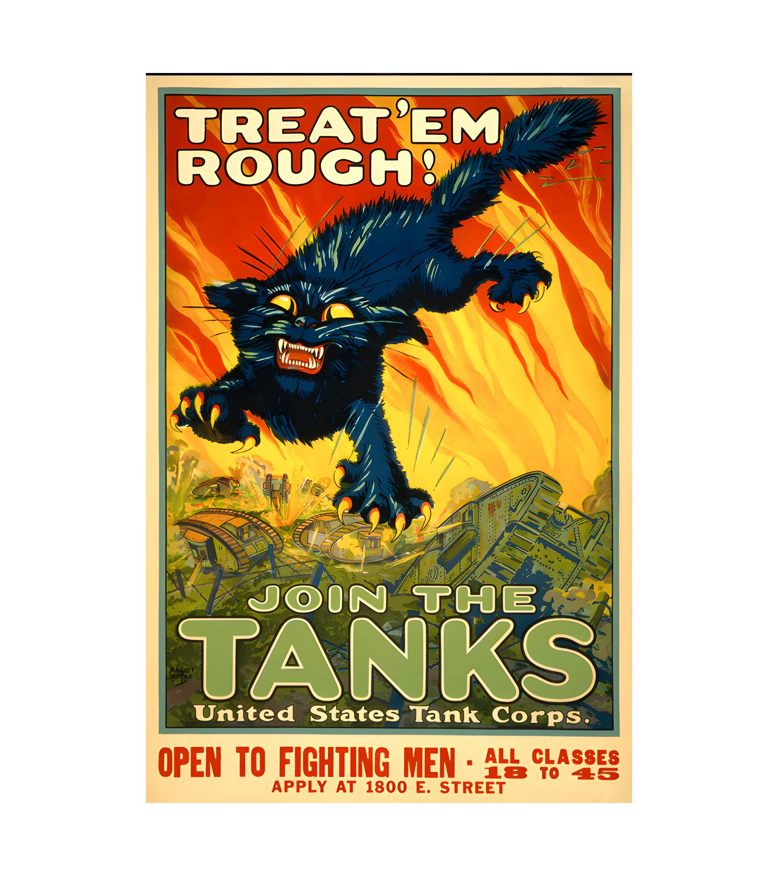 1942 Treat 'em Rough Join the Tanks 
