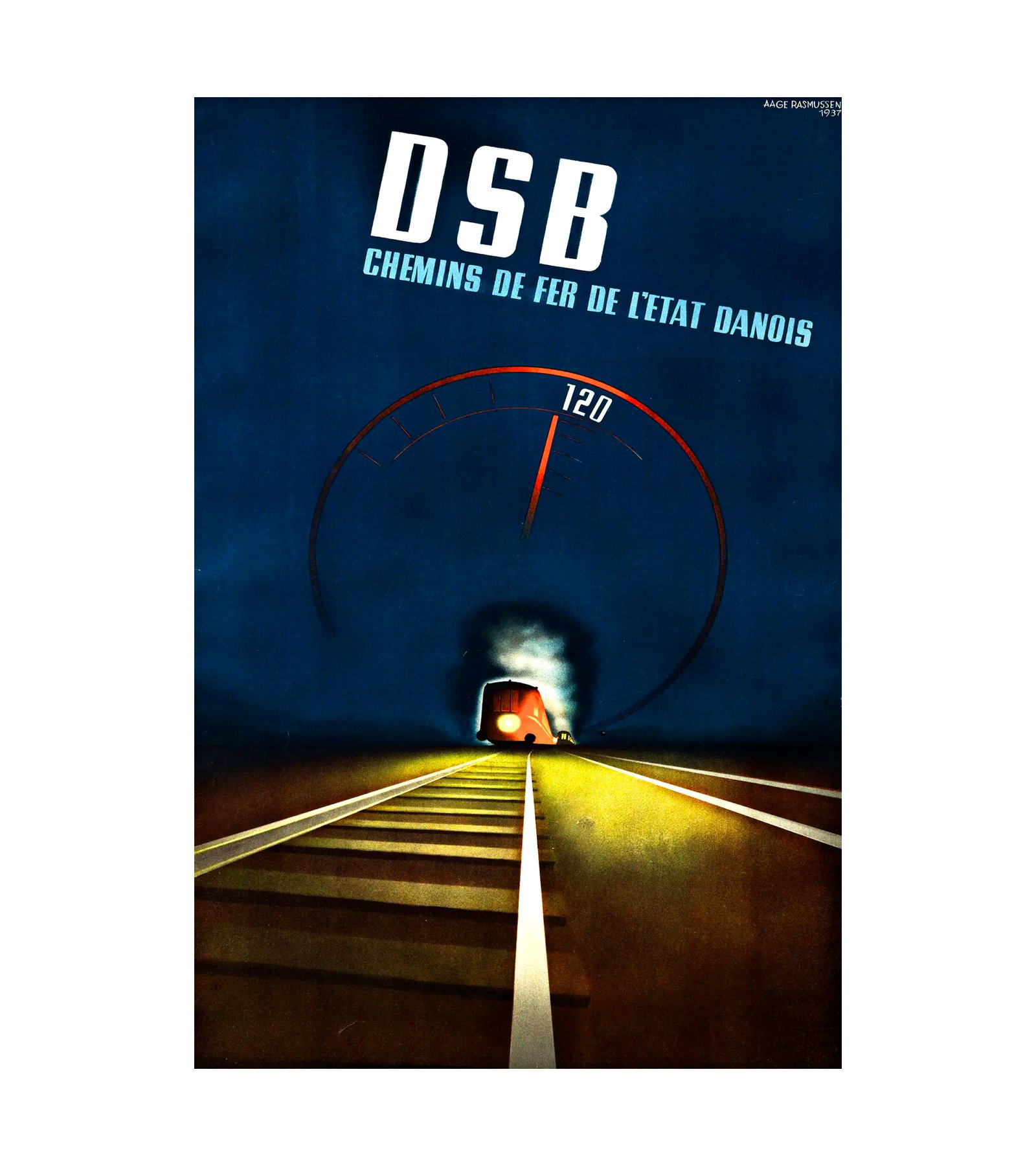 1937 Aage Rasmussen DSB Railway 