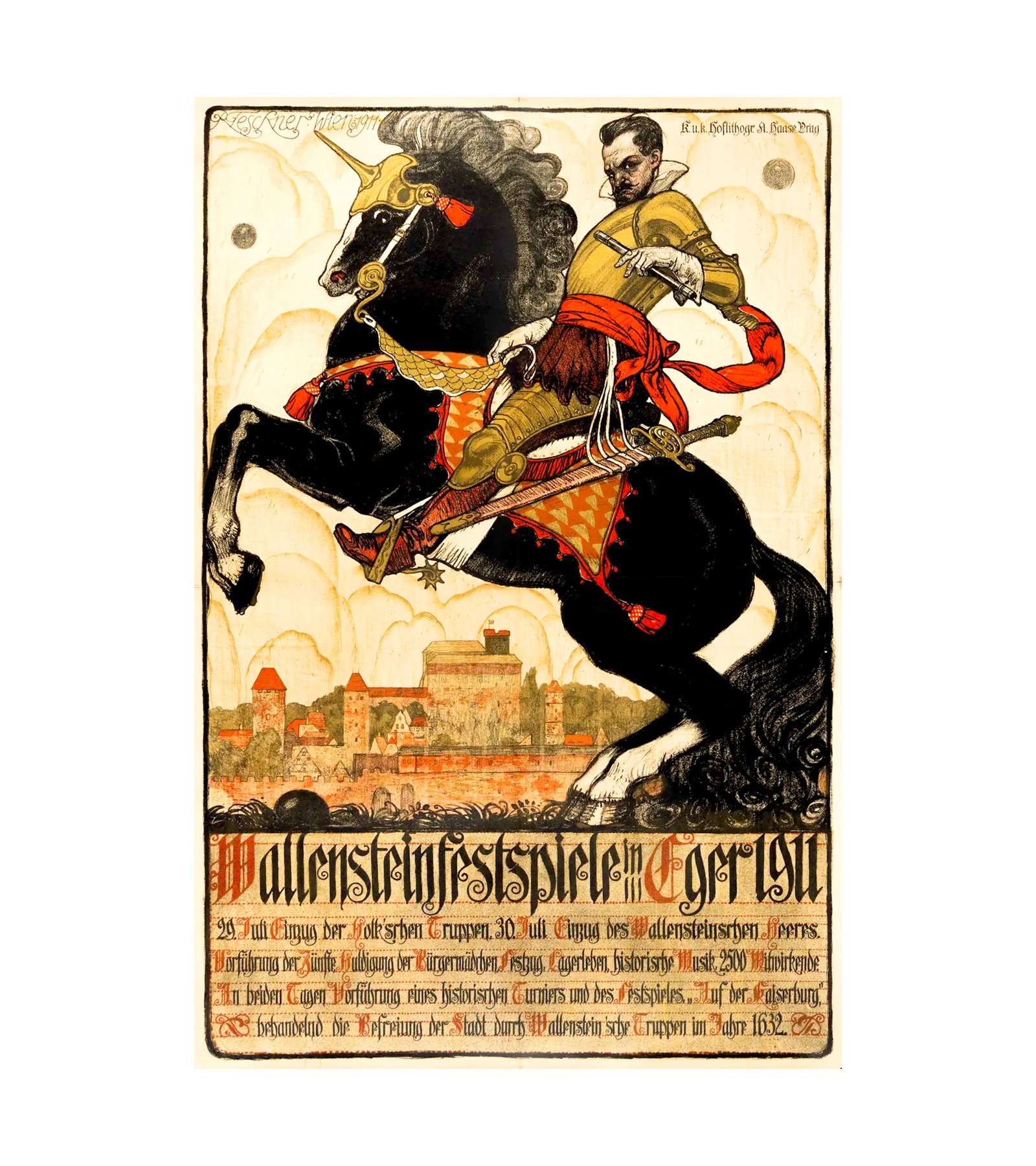 1911 WALLENSTEIN FESTSPIELE IN EGER 