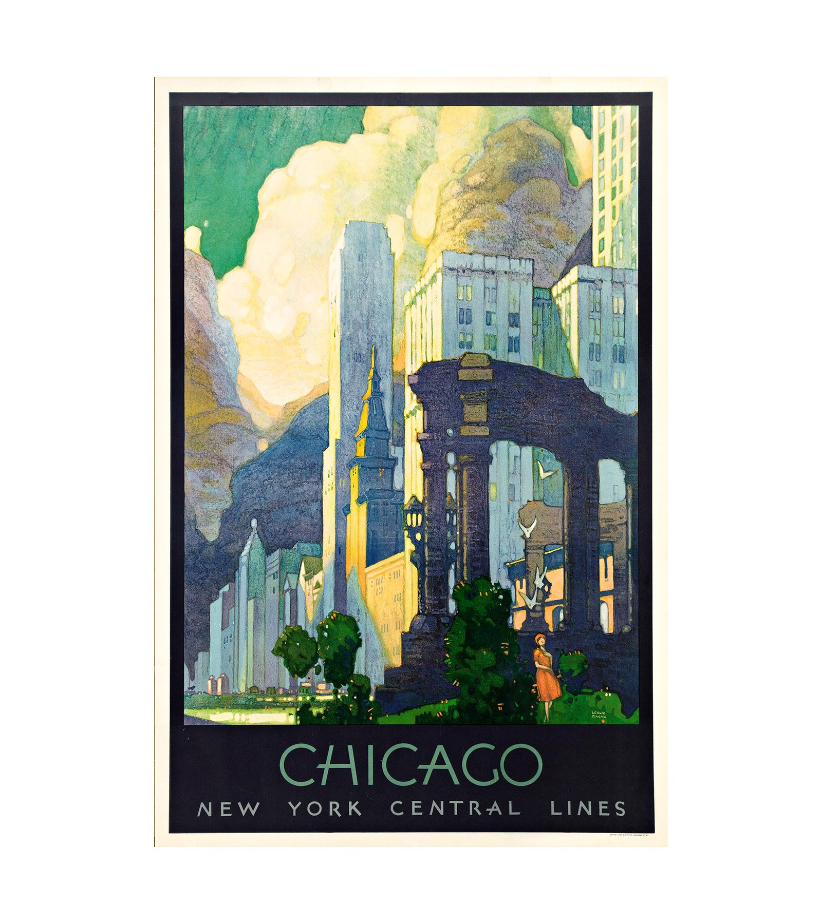 1929 CHICAGO - NEW YORK CENTRAL LINES 