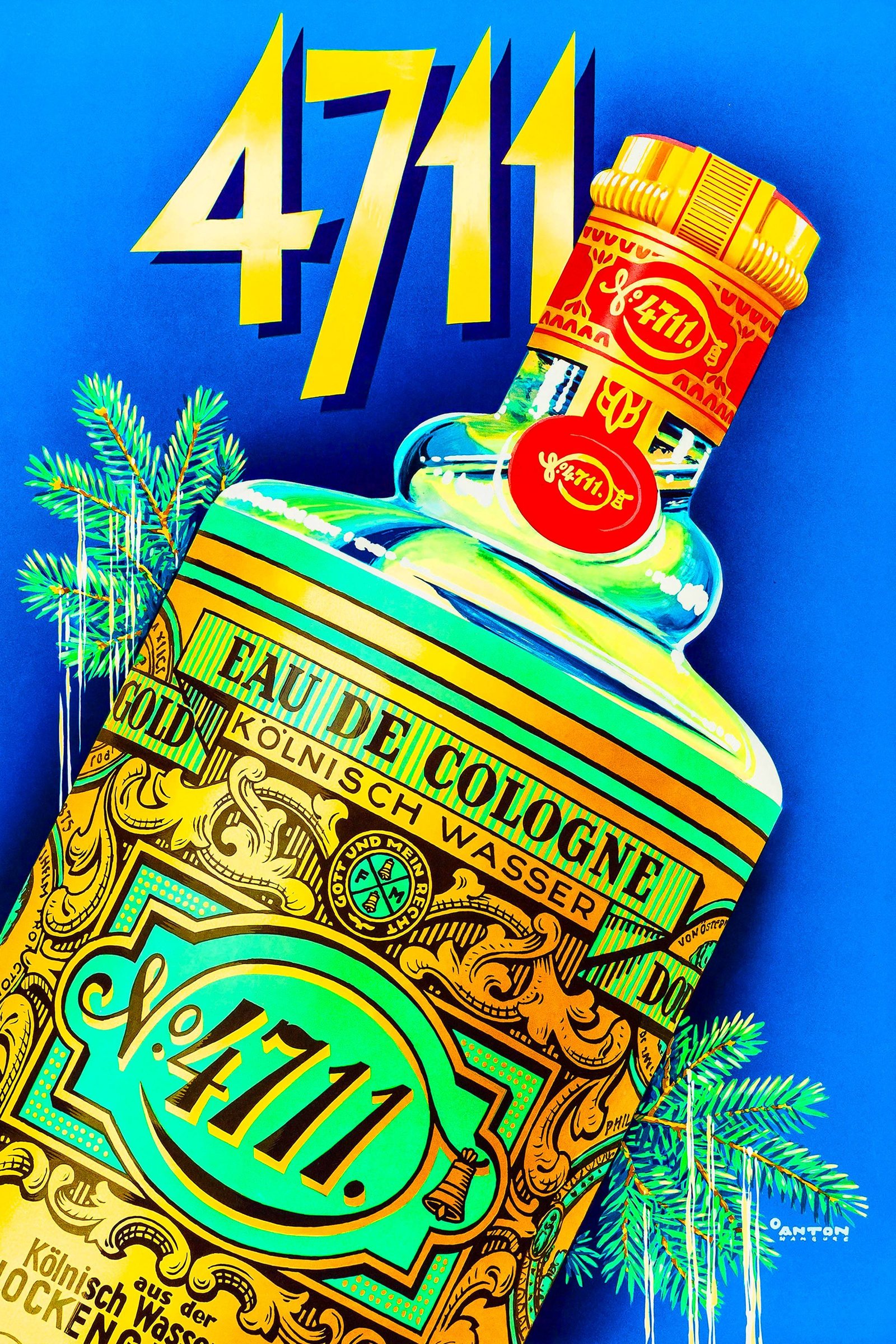 1955 - 4711 Cologne (Maurer & Wirtz) — PosterSalon