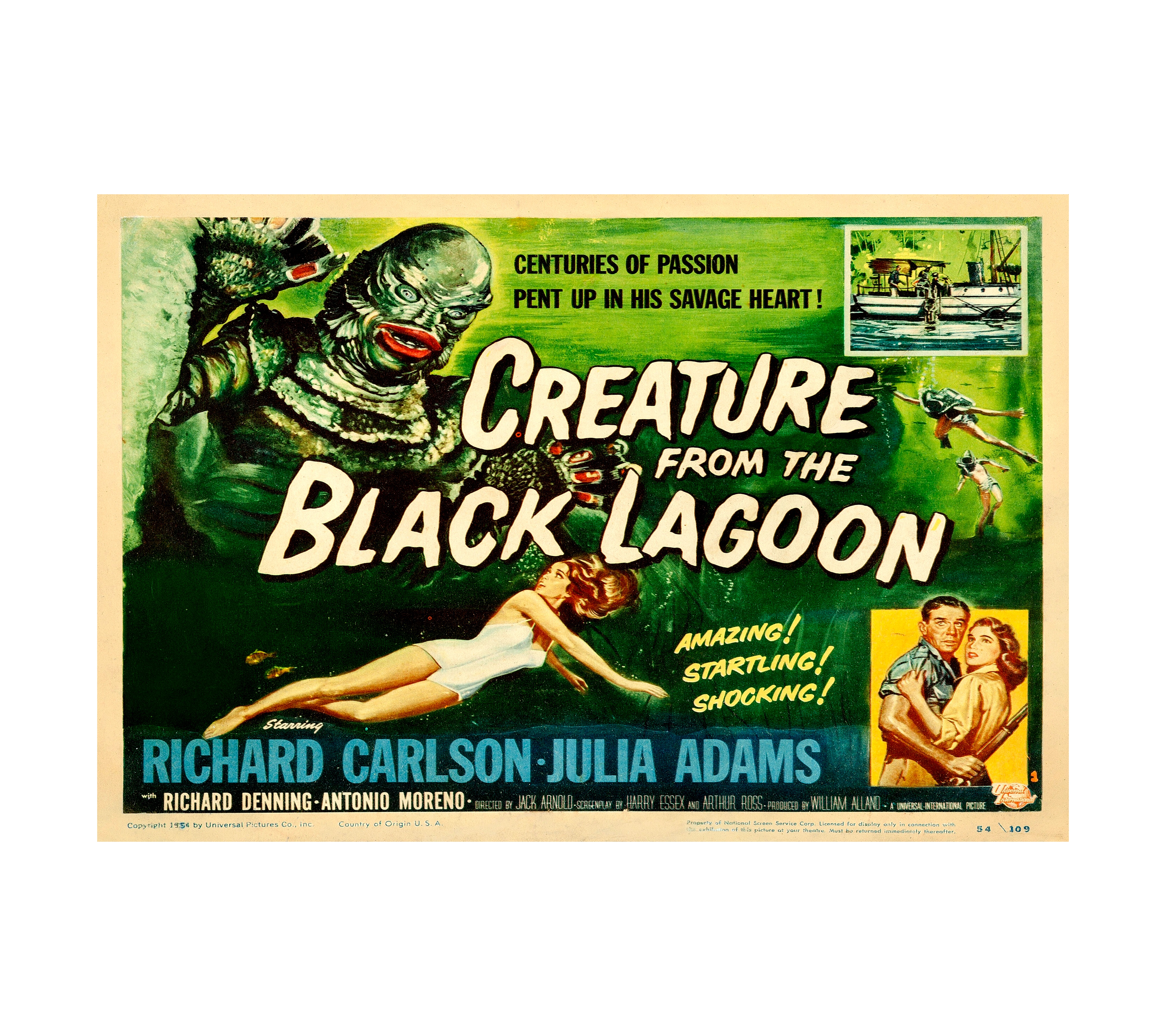 1954 Creature from the Black Lagoon (Universal International) 