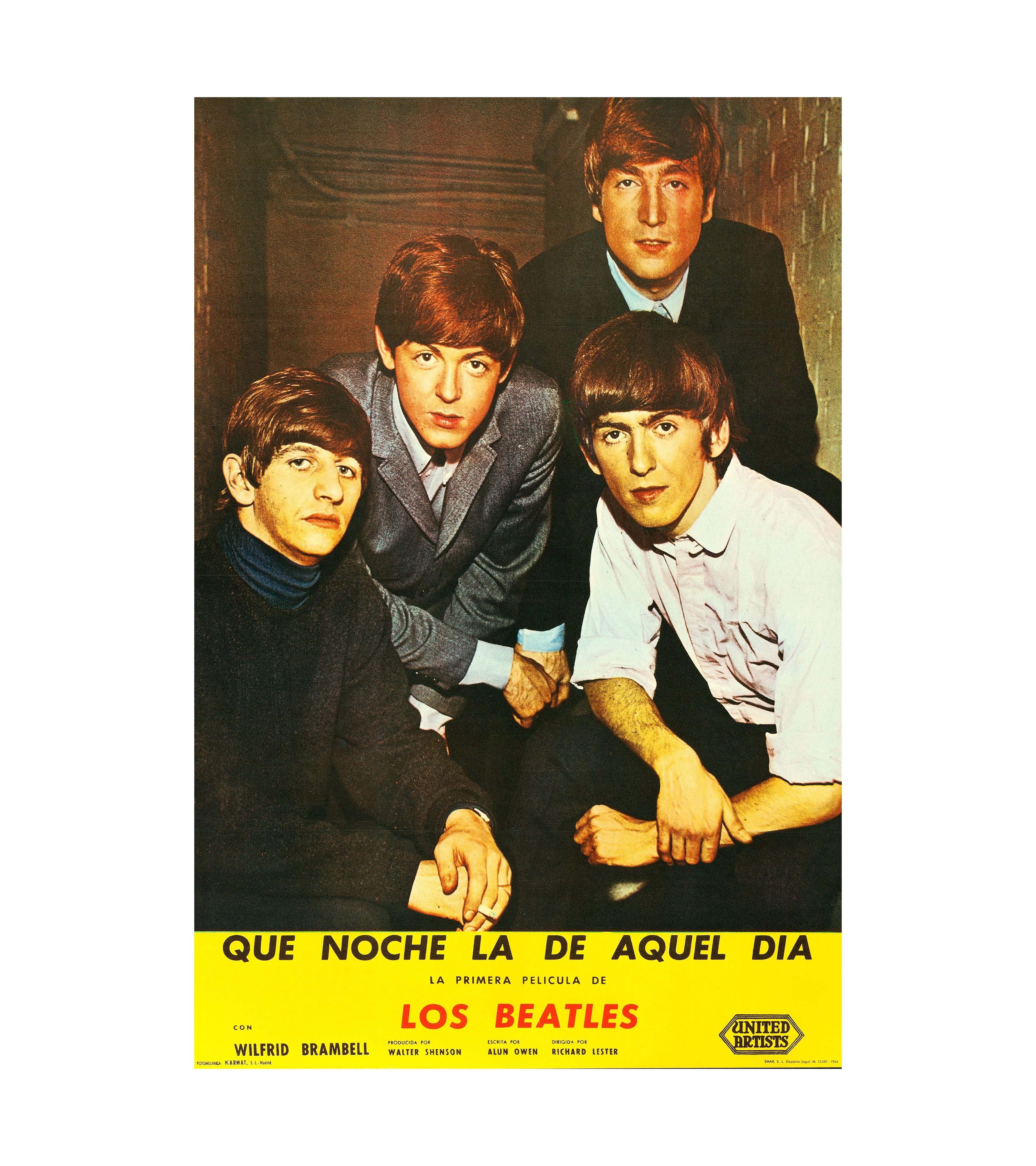 1964 A Hard Day's Night (United Artists) Spanish 